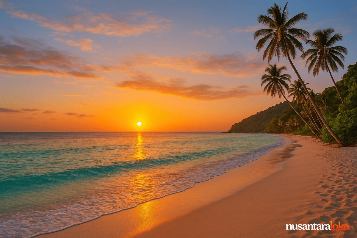Enjoying a Romantic Sunset at Sumur Tiga Beach, Sabang